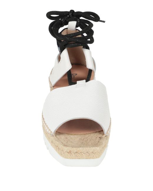 Pollini White Espadrilles