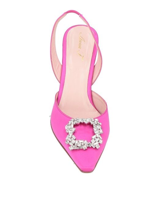 Anna F. Pink Pumps
