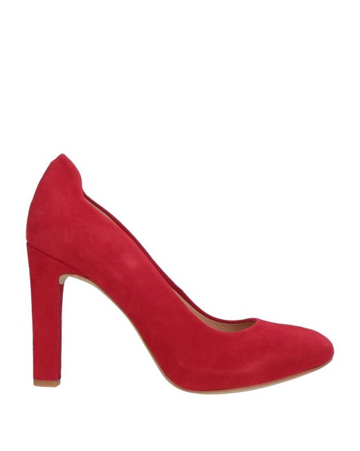 Unisa Red Pumps Leather