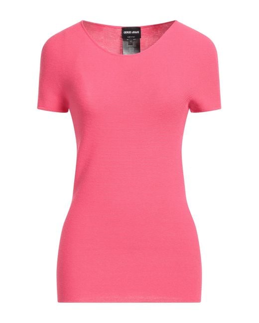 Pullover Giorgio Armani de color Pink