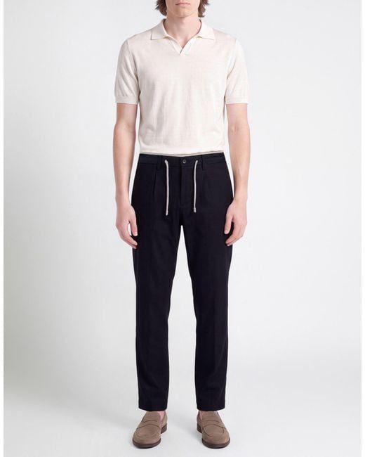 Eleventy Blue Midnight Pants Wool, Cashmere, Elastane for men