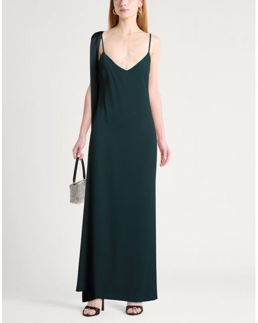Iceberg Blue Maxi Dress Polyester, Viscose