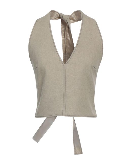 Top Jacquemus en coloris Natural