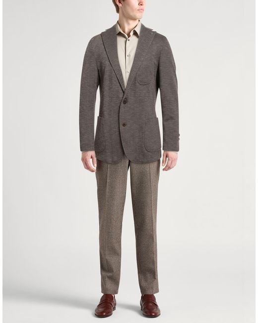 Barbati Gray Blazers for men