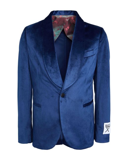 Berna Blue Blazer Polyester for men