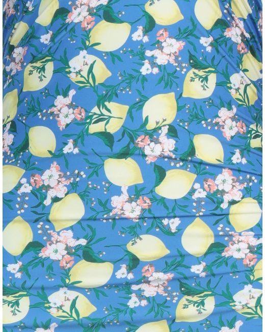 La Perla Blue Mini Dress Polyester, Elastane