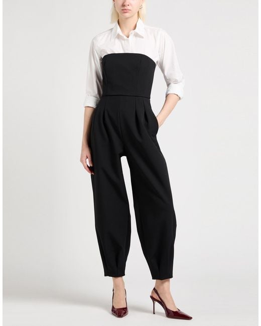 Max Mara Black Jumpsuit Polyester, Elastane