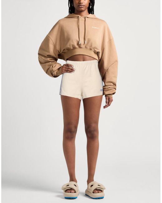 Gcds Natural Shorts & Bermuda Shorts Cotton
