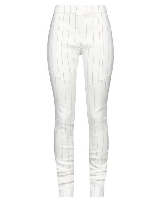 Ame White Trouser