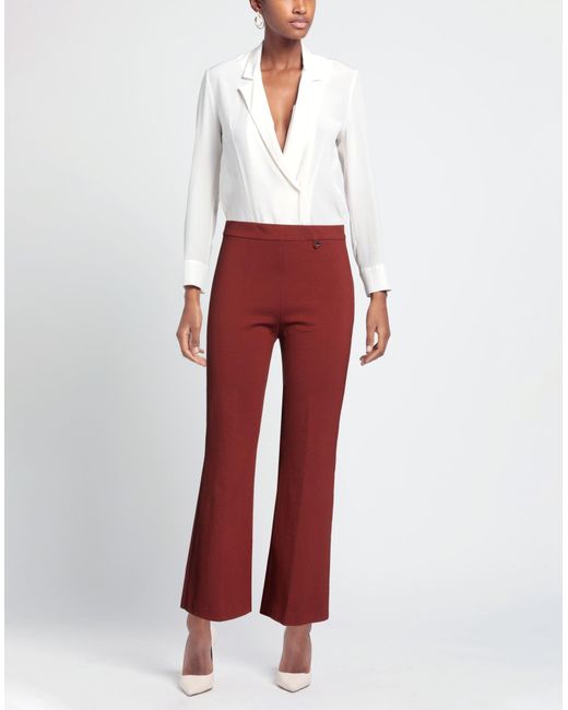 LUCKYLU  Milano Red Trouser
