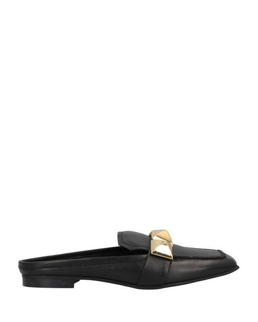 Janet & Janet Black Mules & Clogs