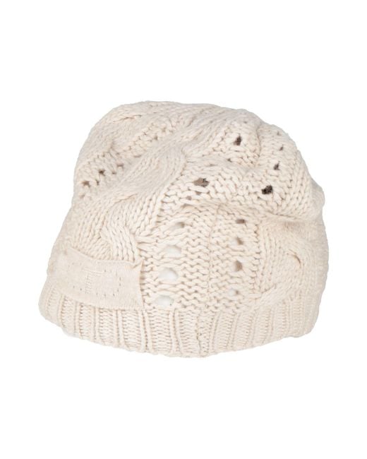 Twinset Natural Hat Polyamide, Wool, Viscose, Polyester, Cashmere