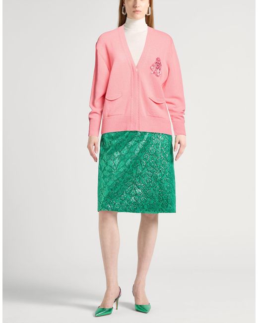 Roberto Cavalli Pink Cardigan Virgin Wool, Cashmere