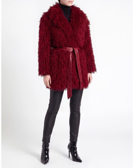 No Secrets Red Shearling & Teddy