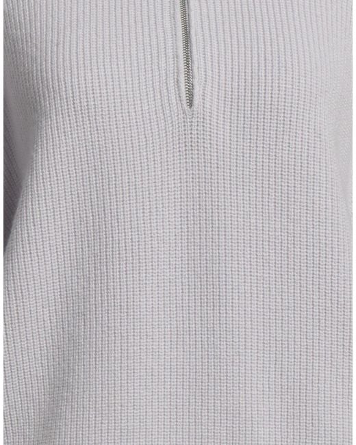 Fedeli Gray Turtleneck Cashmere