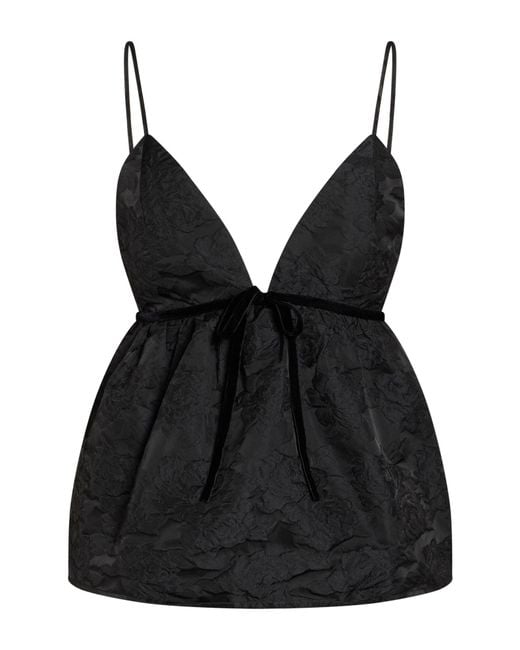Ganni Black Top