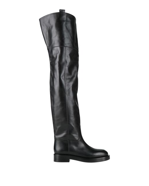Paris Texas Black Boot Leather