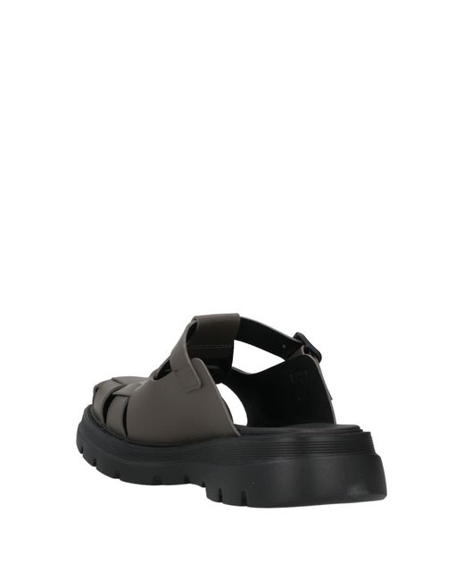 MICH SIMON Black Military Mules & Clogs Soft Leather for men