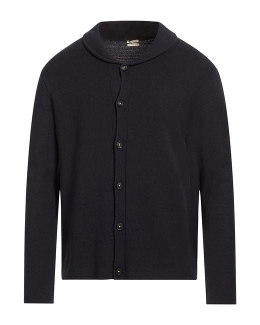Massimo Alba Blue Midnight Cardigan Silk for men