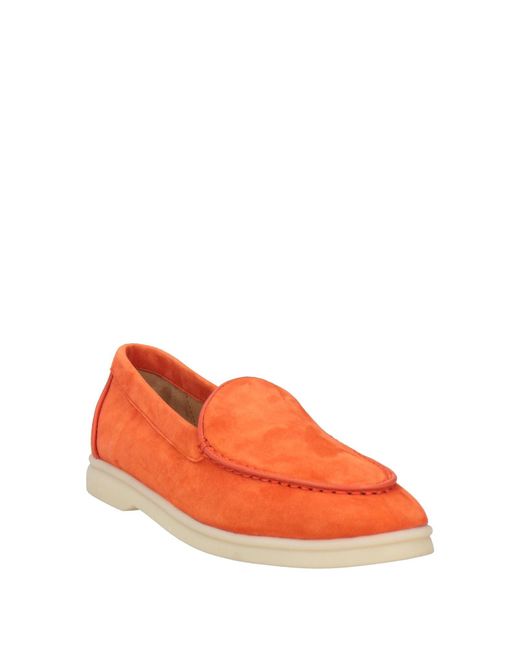 HADEL Orange Loafers