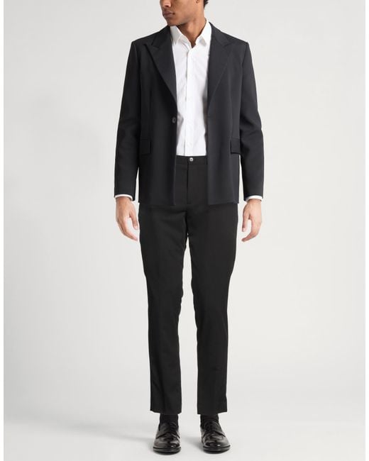 Jack & Jones Black Pants Polyester, Viscose, Elastane for men