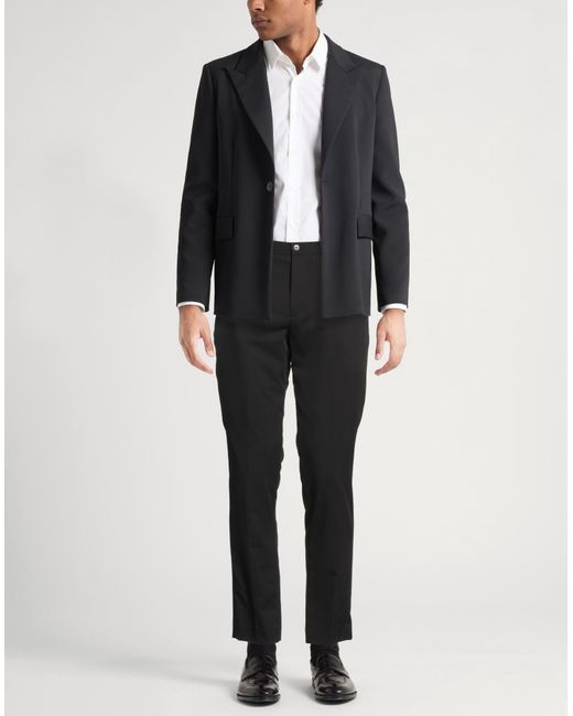 Jack & Jones Black Pants Polyester, Viscose, Elastane for men