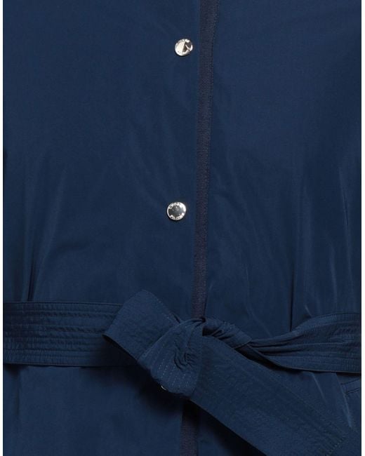 Ciesse Piumini Blue Overcoat & Trench Coat