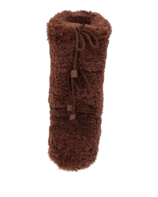 Moon Boot Brown Boot Shearling