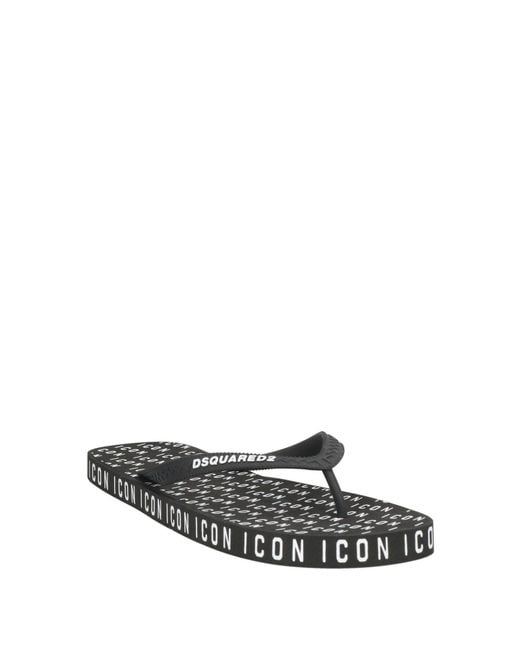 DSquared² White Thong Sandals for men