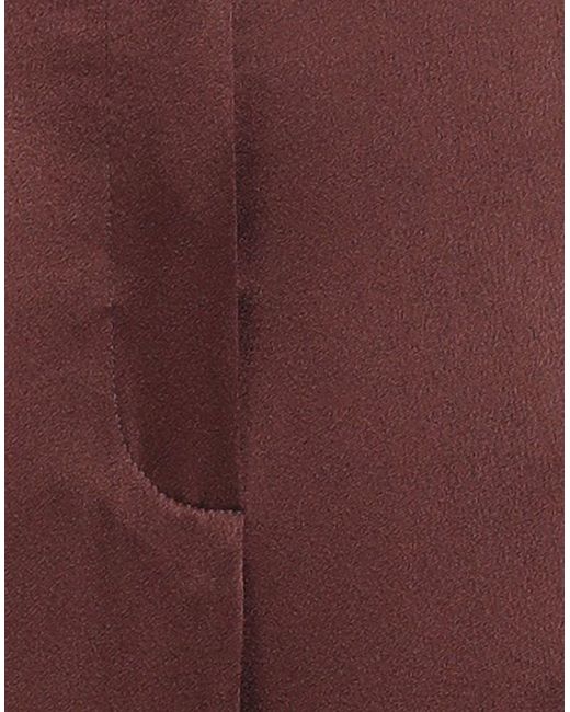 Alysi Purple Pants Acetate, Viscose, Linen