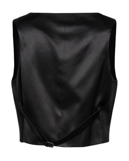 Saint Laurent Black Waistcoat