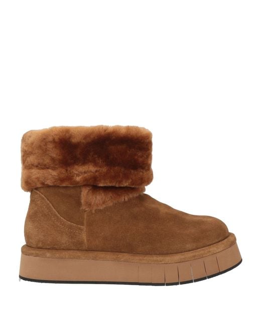 Paloma Barceló Brown Ankle Boots