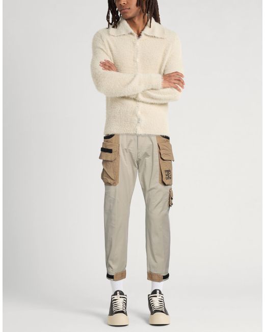 DSquared² Natural Pants Cotton, Elastane for men