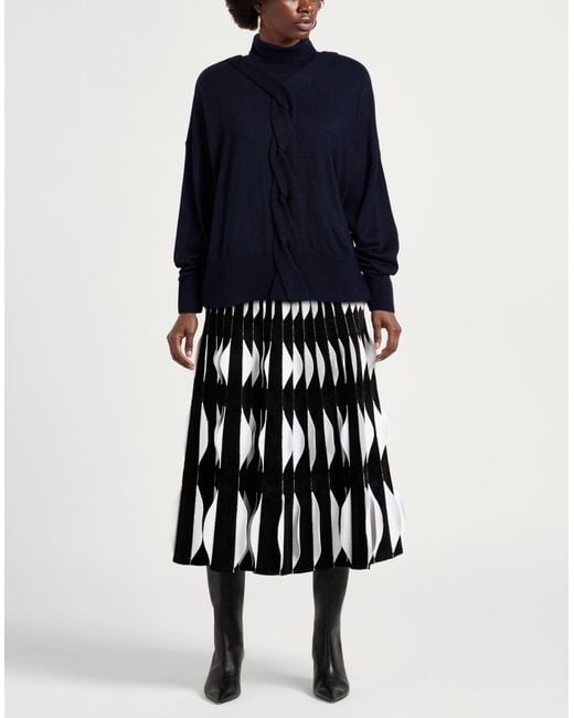 High Blue Rollkragenpullover