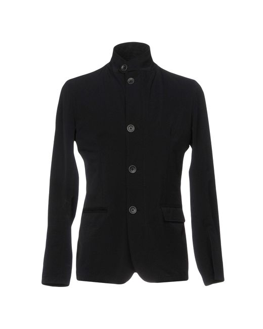 Herno Black Blazer Polyester for men
