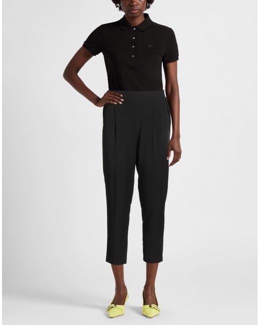 Silvian Heach Black Pants Polyester, Elastane