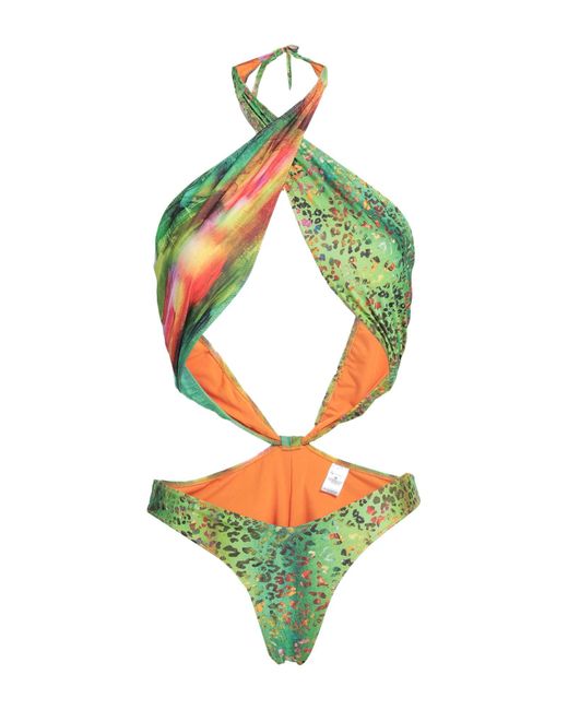 4giveness Green One-piece Swimsuit