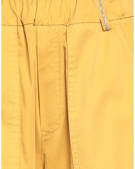 Panicale Yellow Marigold Pants Cotton, Elastane