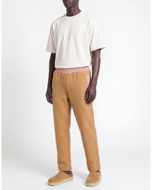 RANRA Natural Sand Pants Virgin Wool for men