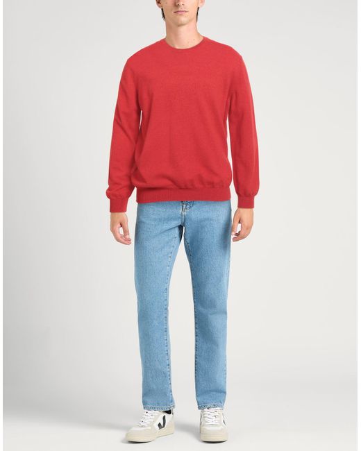 Pullover Kangra de hombre de color Red