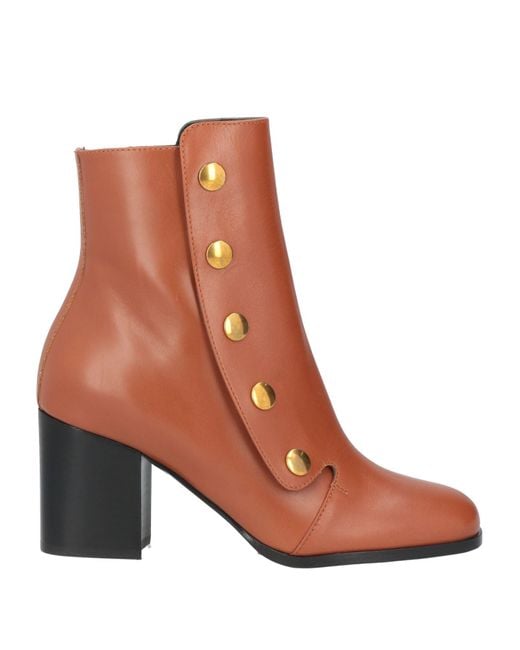 Botines de caña alta Mulberry de color Brown
