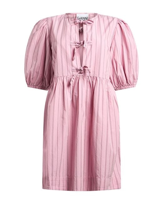 Ganni Pink Mini Dress