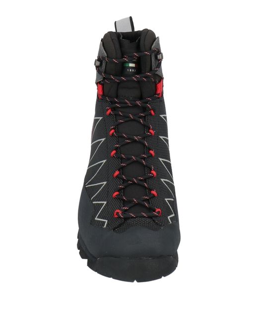 Dolomite Black Ankle Boots Textile Fibers for men