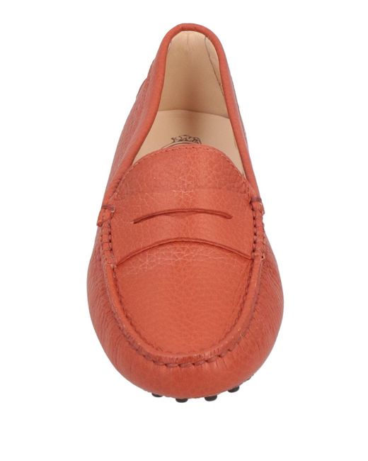 Tod's Red Loafers