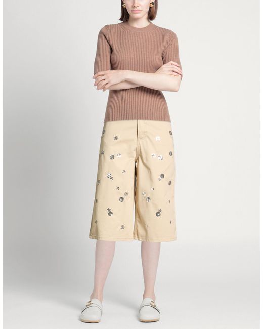 Please Natural Shorts & Bermuda Shorts Cotton