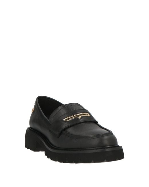Carmela Black Loafers Leather