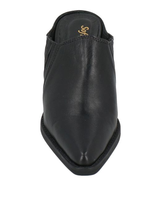 SOFIA MARE Black Mules & Clogs