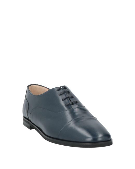 Testoni Blue Lace-Up Shoes