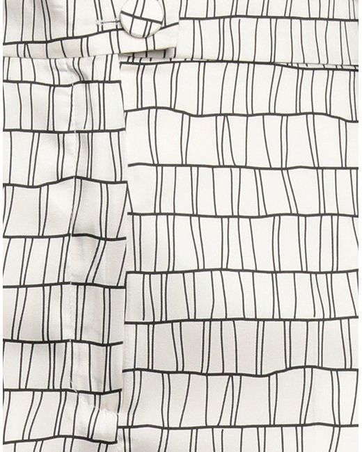 Marella Gray Pants Polyester