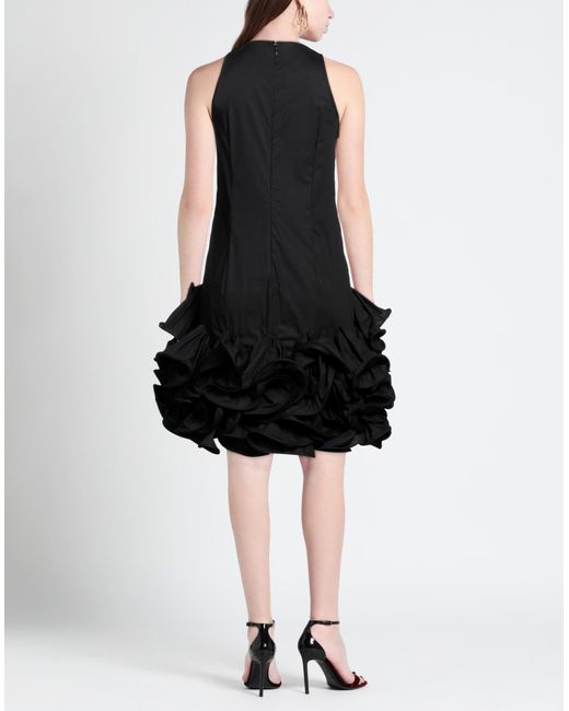 Rochas Black Mini Dress